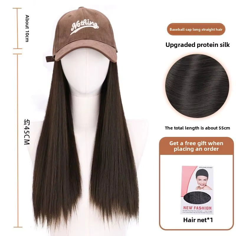 🌟Women's baseball hat with long laces