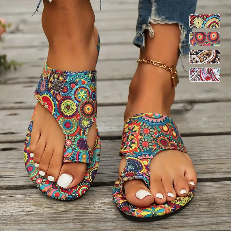 💕Limited-time 50% sale⏳Women's Lightweight Orthopedic Flat Sandals