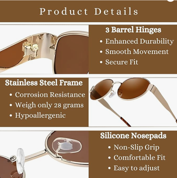 🔥Bollywood Star style | Trendy Metal Sunglasses😎 |Buy 2 Get a discount