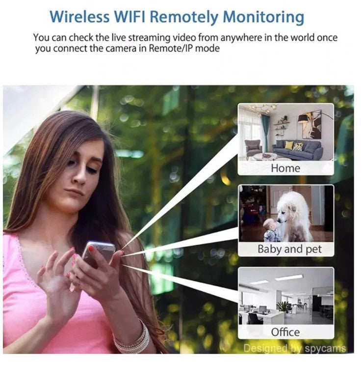 NEW X5 Mini Camera HD1080P - Compact Wireless WiFi Camera with Cyclic Recording