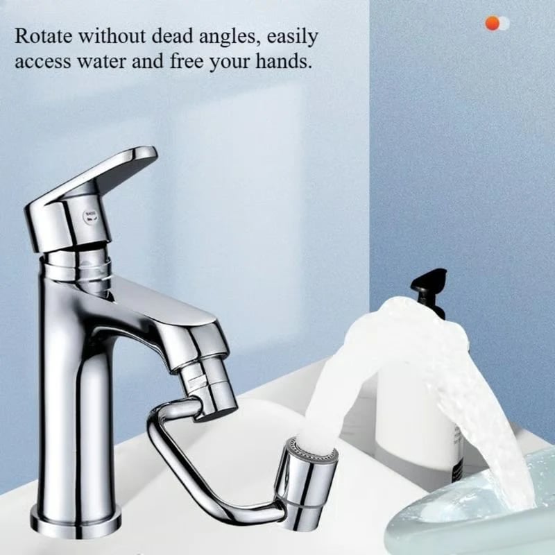 🚰 Upgrade Your Washing Routine ✨ TTZZ 1440° Rotatable Faucet Aerator Extension - For Effortless. All-Angle Control!