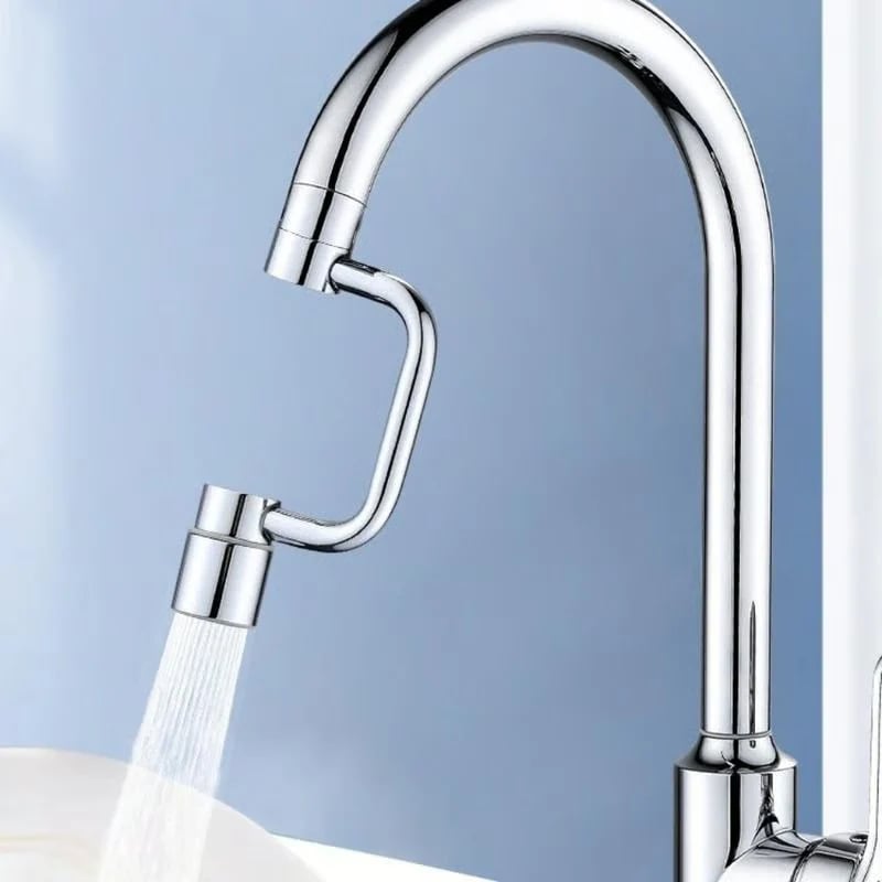 🚰 Upgrade Your Washing Routine ✨ TTZZ 1440° Rotatable Faucet Aerator Extension - For Effortless. All-Angle Control!
