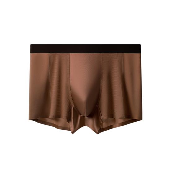 Light luxury satin men's ice silk underwear