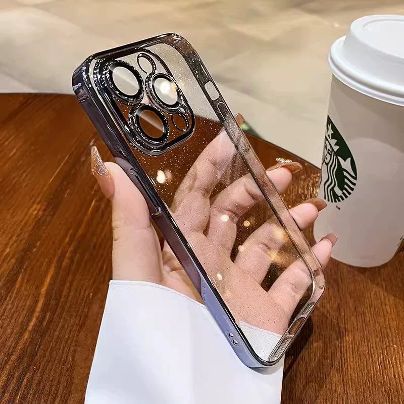 🔥🔥Hot-Sale | Transparent Glitter iPhone Case📱