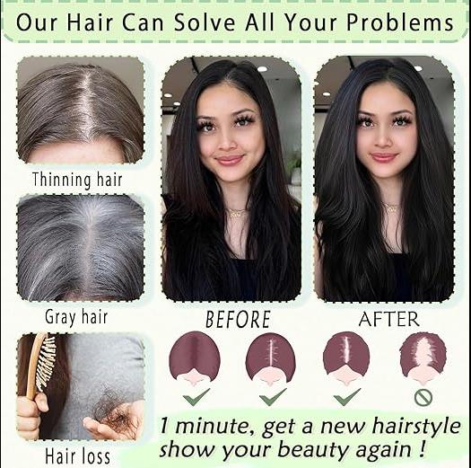 🎉Super New year deal  - 40% OFF ! ！💥Mini Scalp Topper |2×3 Silk Base Hair Topper🪮🪮