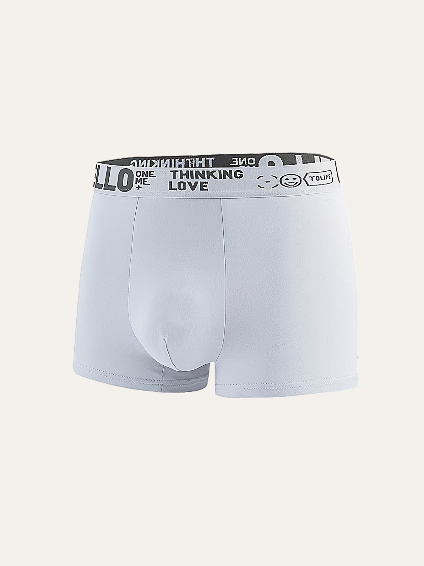 10pcs Fashionable Breathable Men's Flat-Cut Underpants