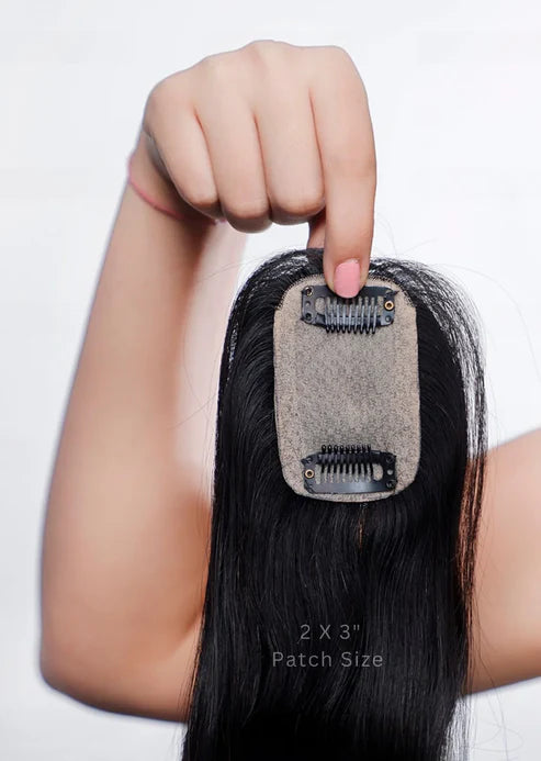 🎉Super New year deal  - 40% OFF ! ！💥Mini Scalp Topper |2×3 Silk Base Hair Topper🪮🪮