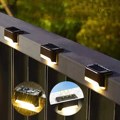 Solar Deck Lights Outdoor(Pack Of 4)