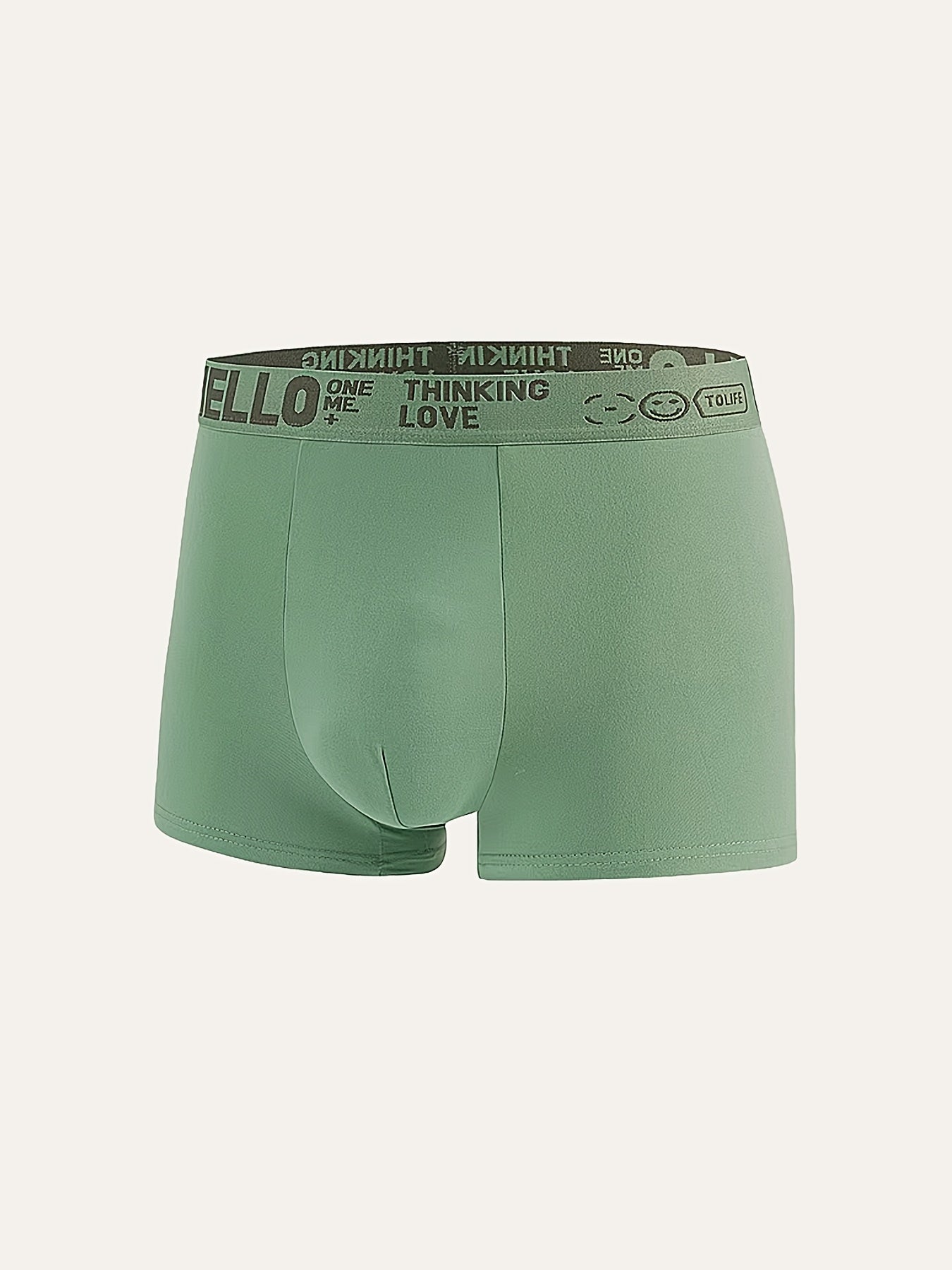 10pcs Fashionable Breathable Men's Flat-Cut Underpants