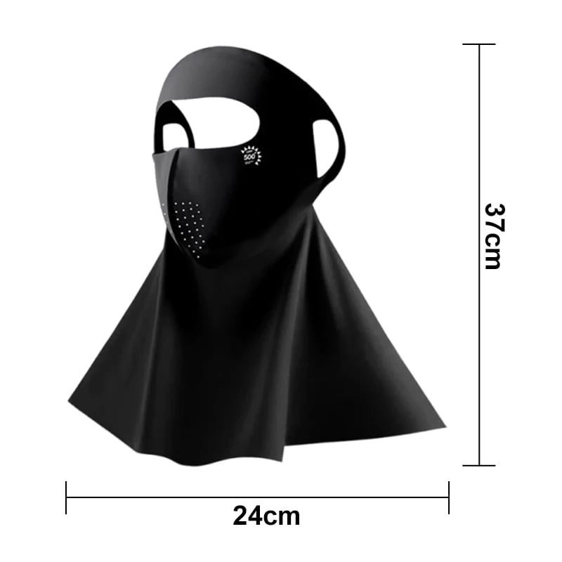 🔥Breathable & Cooling Full Face Sun Mask with Neck Cover