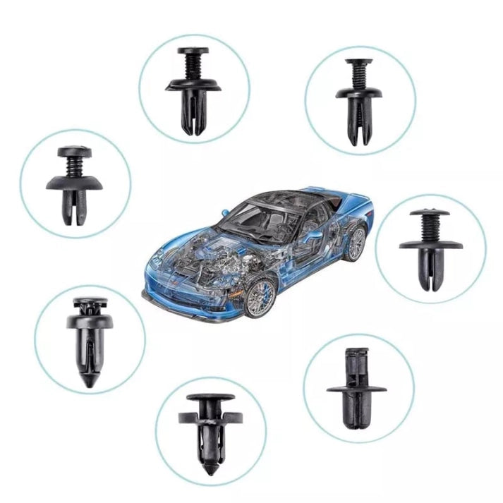 725Pcs Car Retainer Clips &Fastener Remover