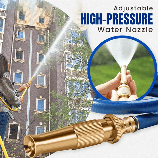 Revamp your garden hose with our 💦 Adjustable High-Pressure Water Spray Nozzle! 💪
