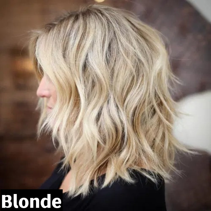 🌹Christmas Limited Time Promotion🌹Attractive Wavy Clip-in Mono Base Hair Topper🌹Suitable for any head shape