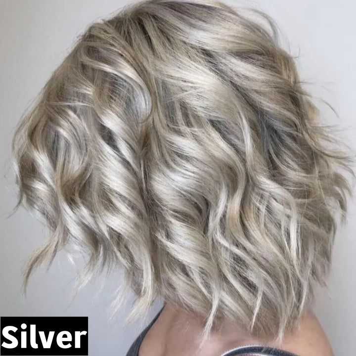 🌹Christmas Limited Time Promotion🌹Attractive Wavy Clip-in Mono Base Hair Topper🌹Suitable for any head shape