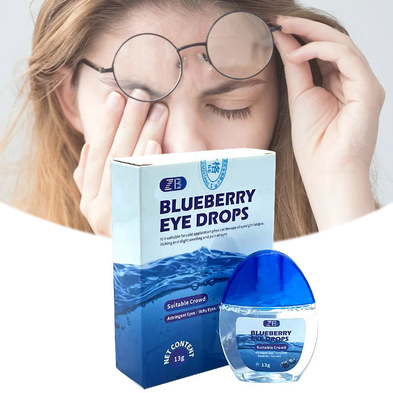 Blueberry Moisturizing Cold Compress Gel Dry Eye Care Solution