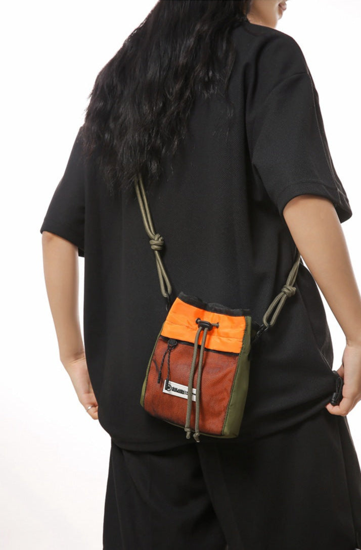 Mini Drawstring Sling Bag