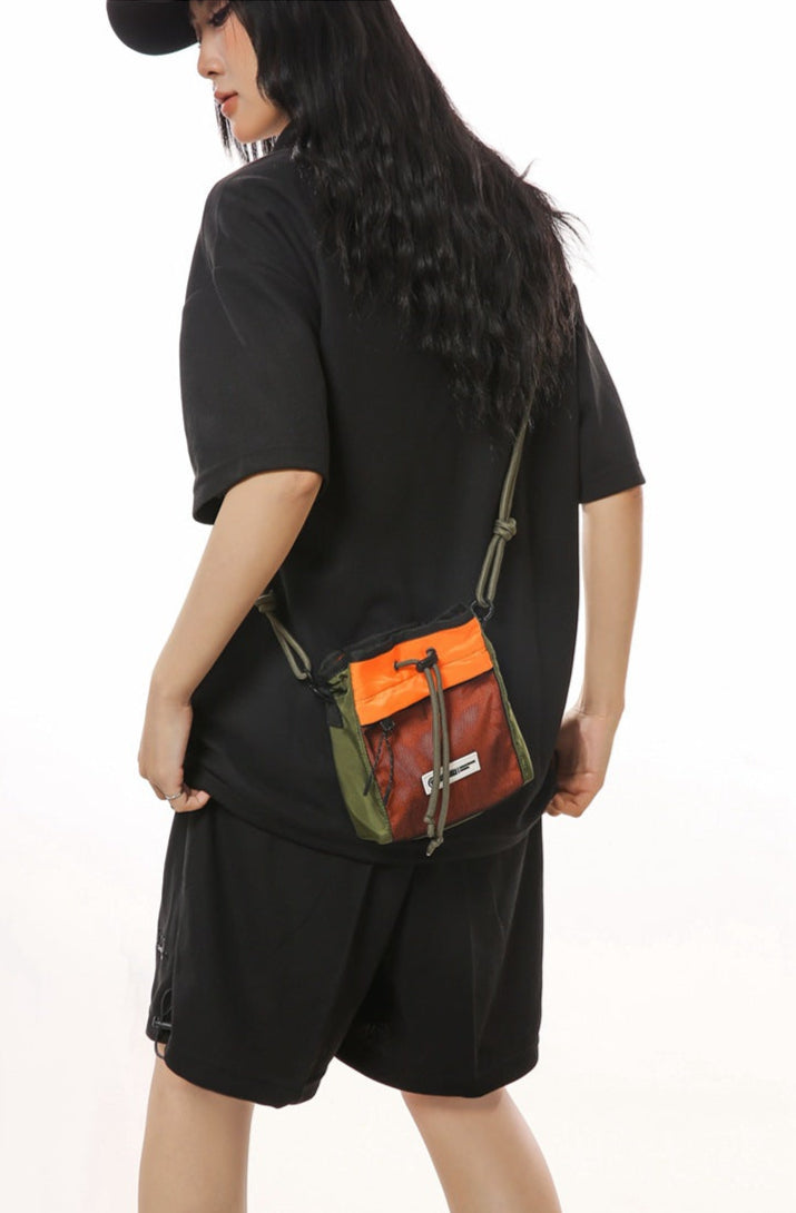 Mini Drawstring Sling Bag