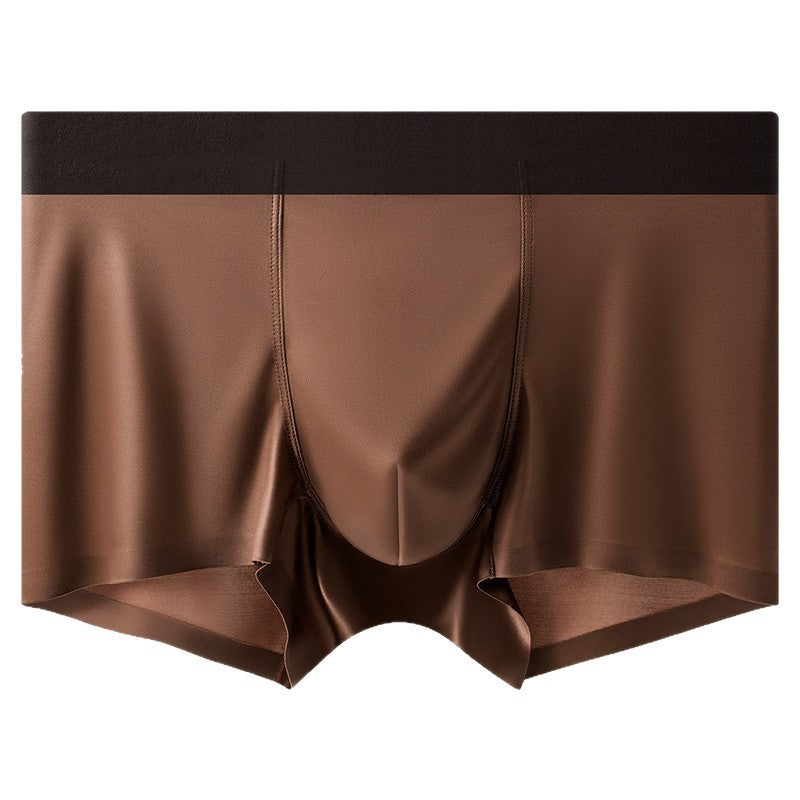 Light luxury satin men's ice silk underwear