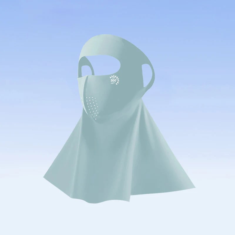 🔥Breathable & Cooling Full Face Sun Mask with Neck Cover