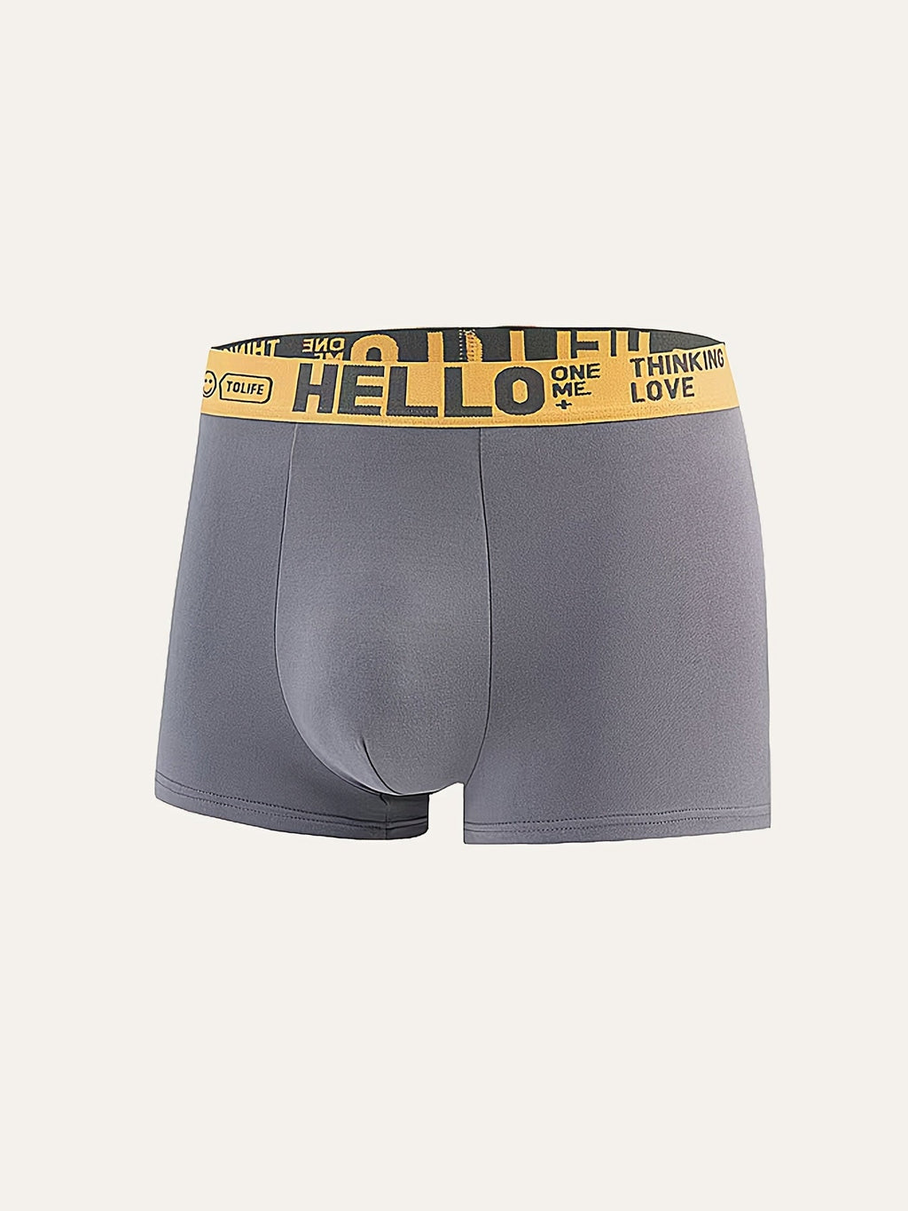 10pcs Fashionable Breathable Men's Flat-Cut Underpants
