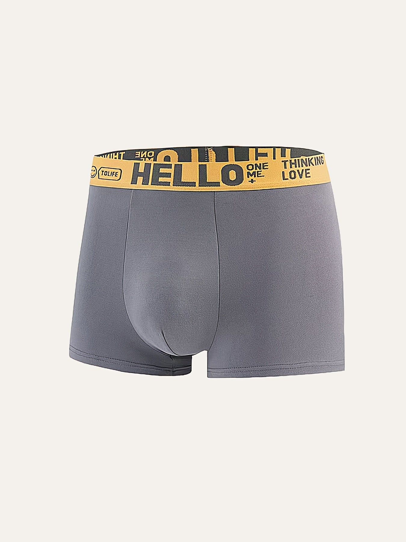 10pcs Fashionable Breathable Men's Flat-Cut Underpants