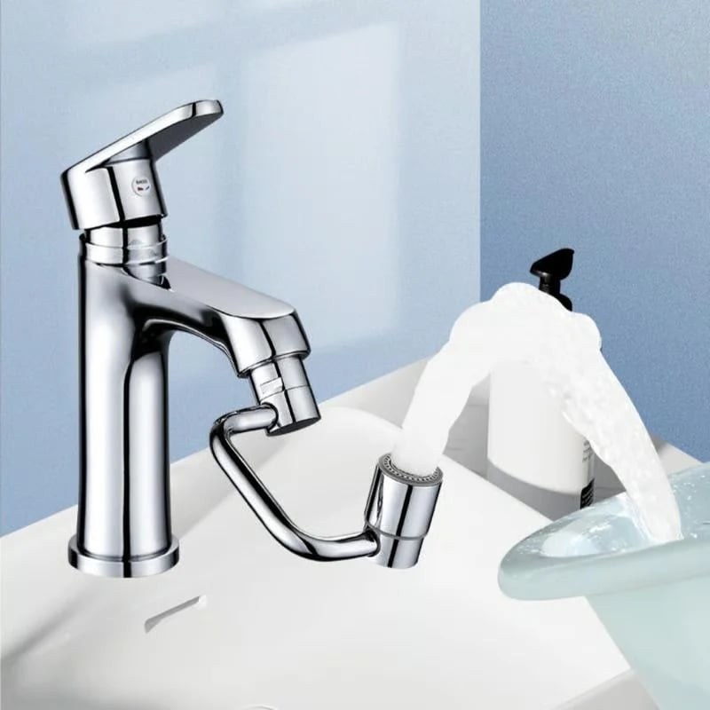 🚰 Upgrade Your Washing Routine ✨ TTZZ 1440° Rotatable Faucet Aerator Extension - For Effortless. All-Angle Control!