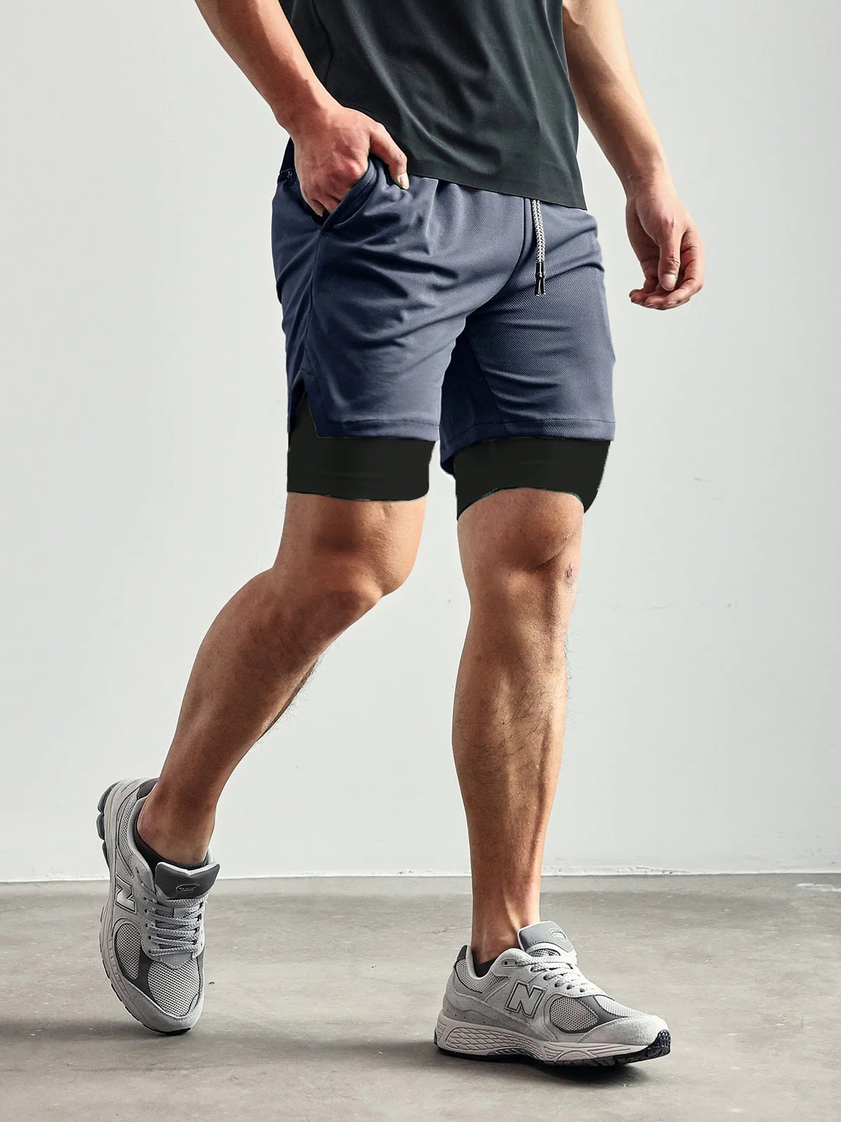M's 7 Kinetic Pocket Lined 2 in 1 Mesh Short