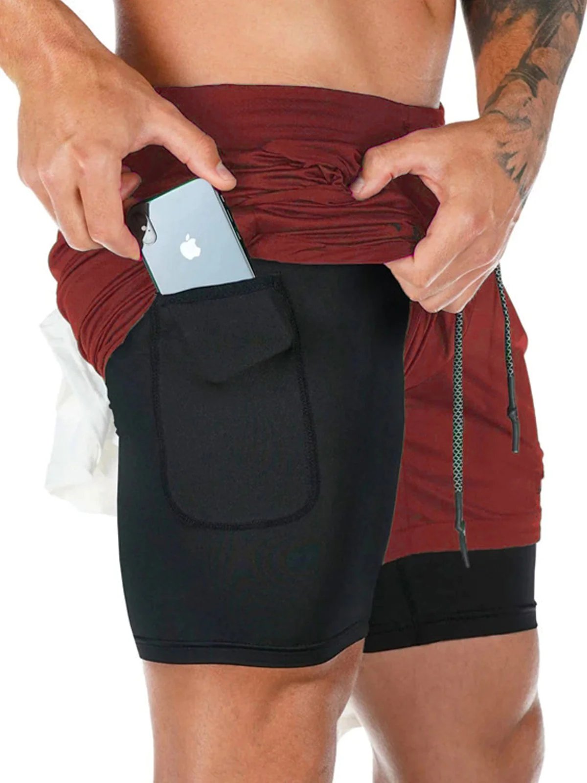 M's 7 Kinetic Pocket Lined 2 in 1 Mesh Short