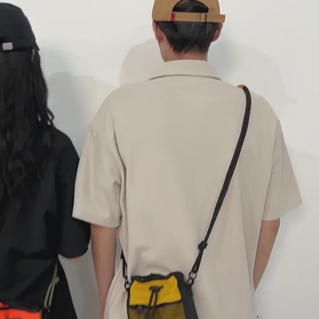 Mini Drawstring Sling Bag
