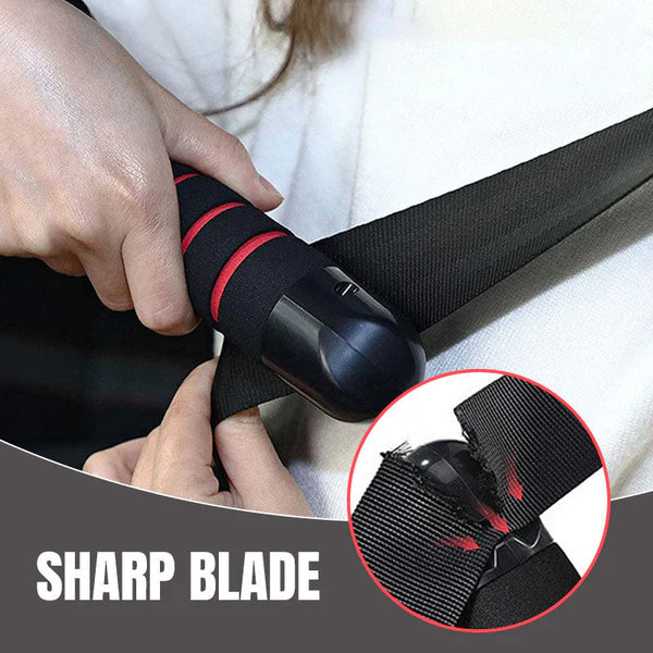 Multifunctional 3-in-1 safety handle for car doors