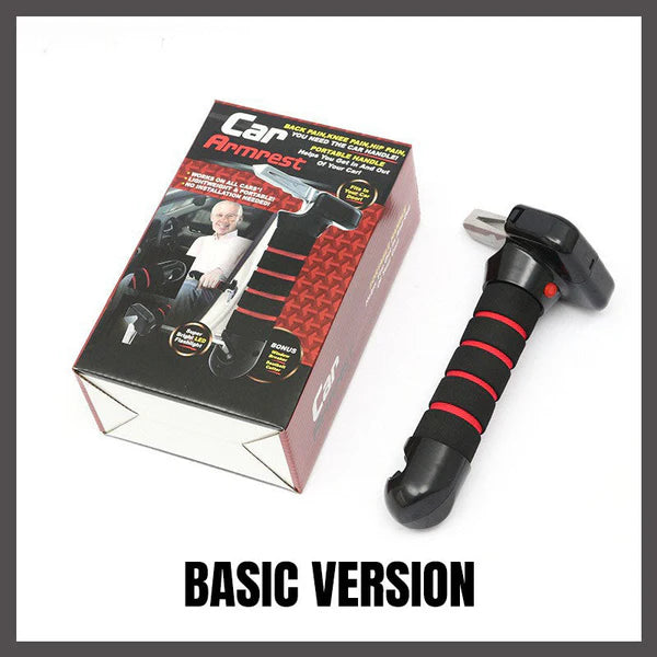 Multifunctional 3-in-1 safety handle for car doors