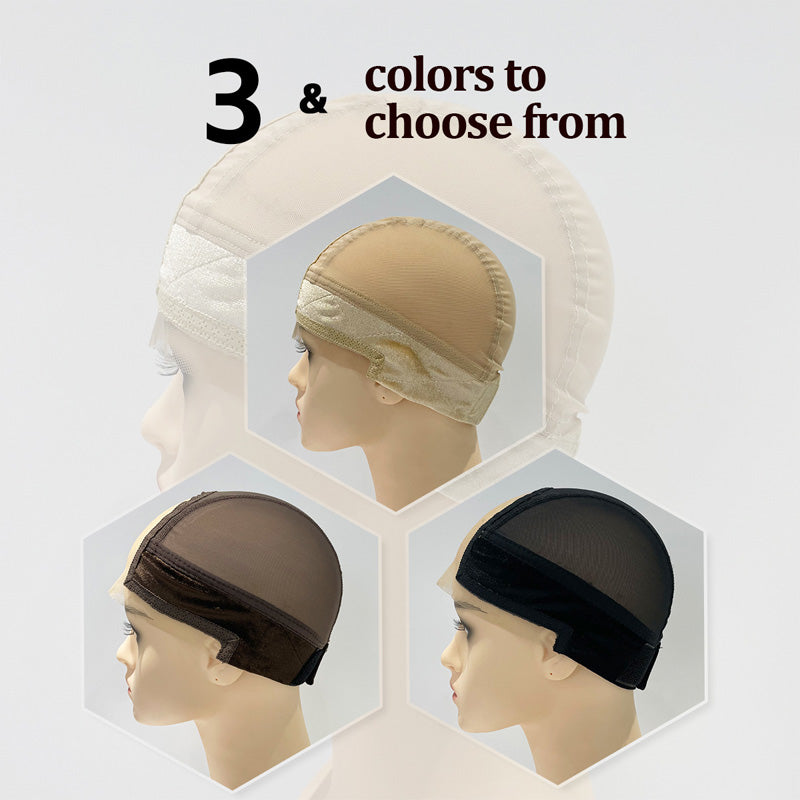 4*5 inch U-part mesh stretch woven wig cap