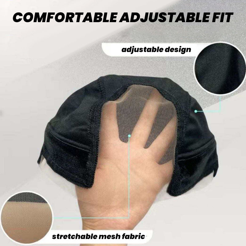 4*5 inch U-part mesh stretch woven wig cap