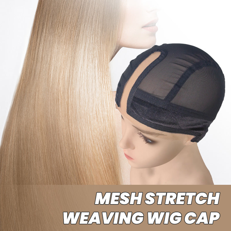 4*5 inch U-part mesh stretch woven wig cap