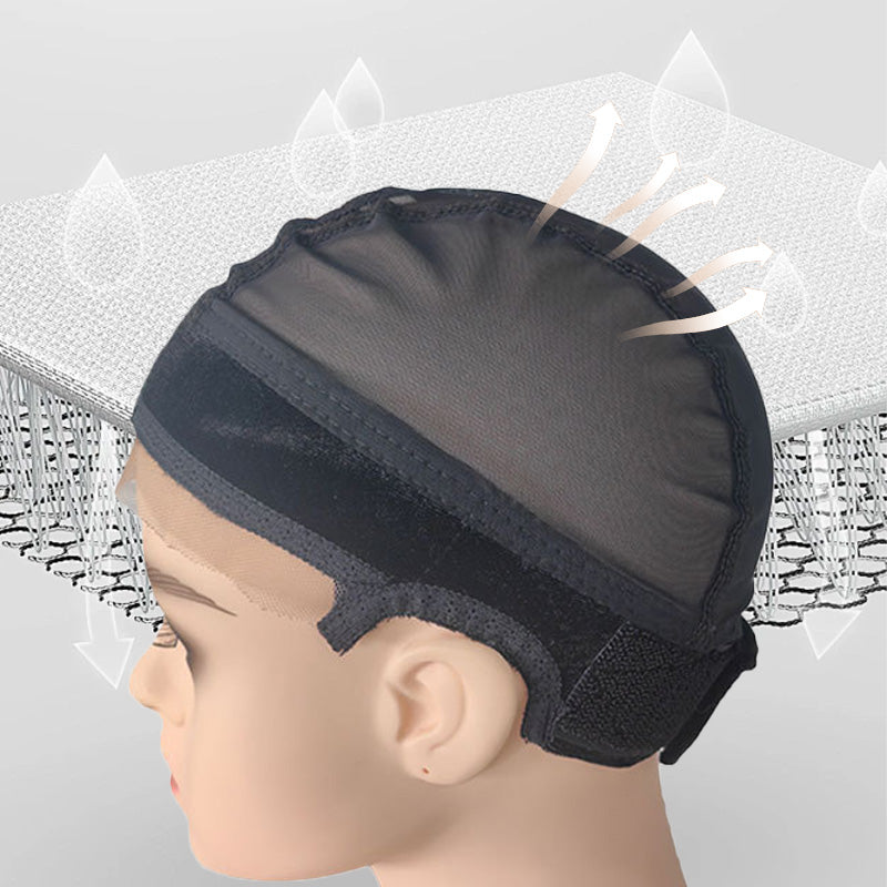 4*5 inch U-part mesh stretch woven wig cap