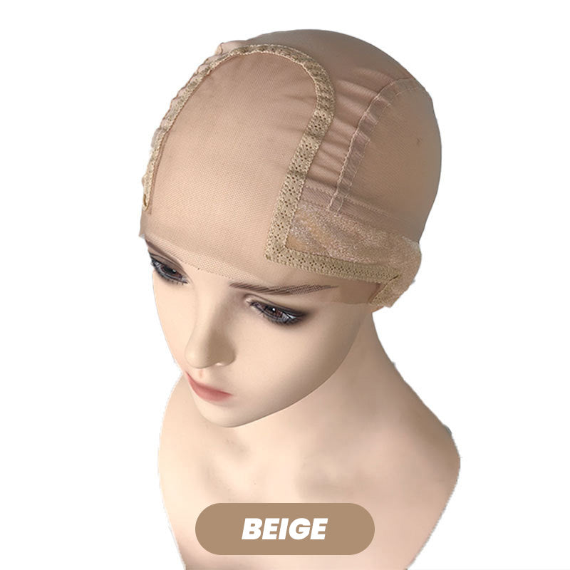 4*5 inch U-part mesh stretch woven wig cap