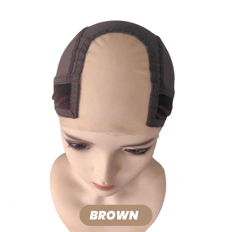 4*5 inch U-part mesh stretch woven wig cap