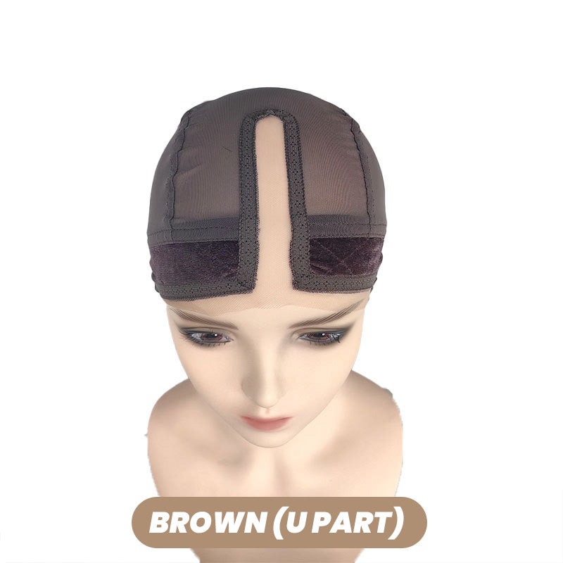 4*5 inch U-part mesh stretch woven wig cap