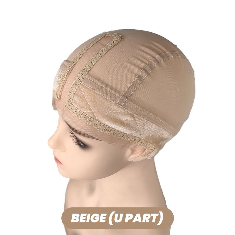 4*5 inch U-part mesh stretch woven wig cap