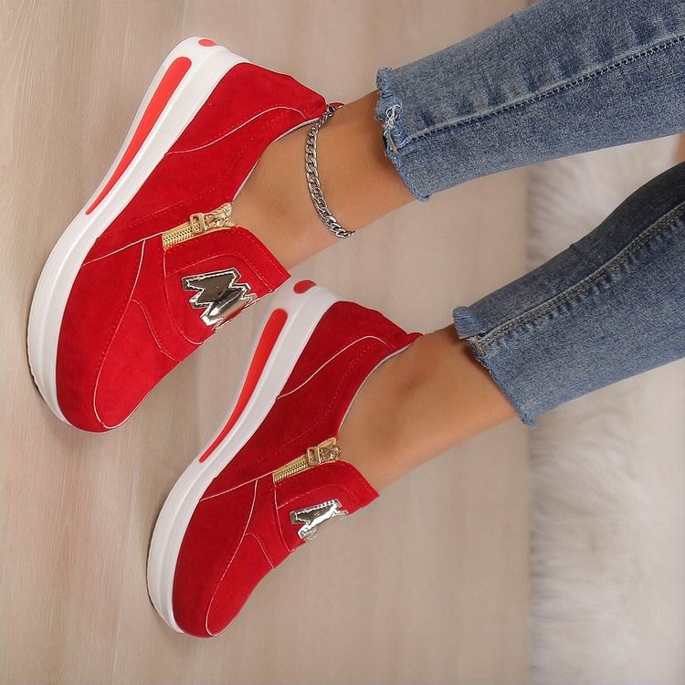🔥2025 Hot Sale🔥Women's Casual Platform Slip-on Sneakers