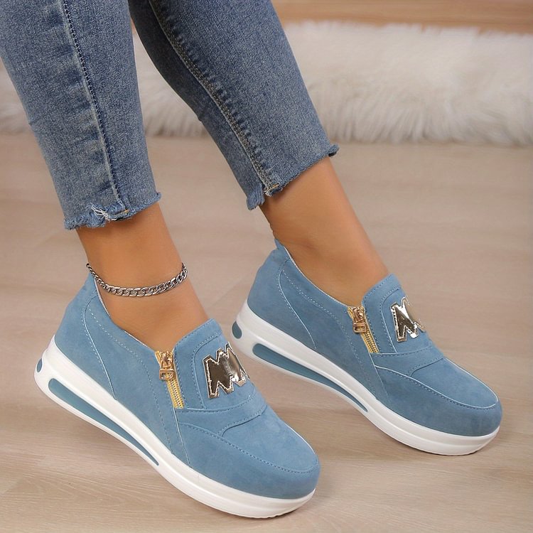 🔥2025 Hot Sale🔥Women's Casual Platform Slip-on Sneakers