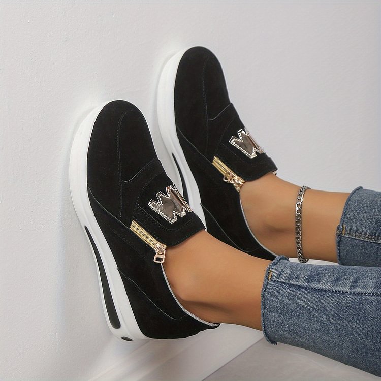 🔥2025 Hot Sale🔥Women's Casual Platform Slip-on Sneakers