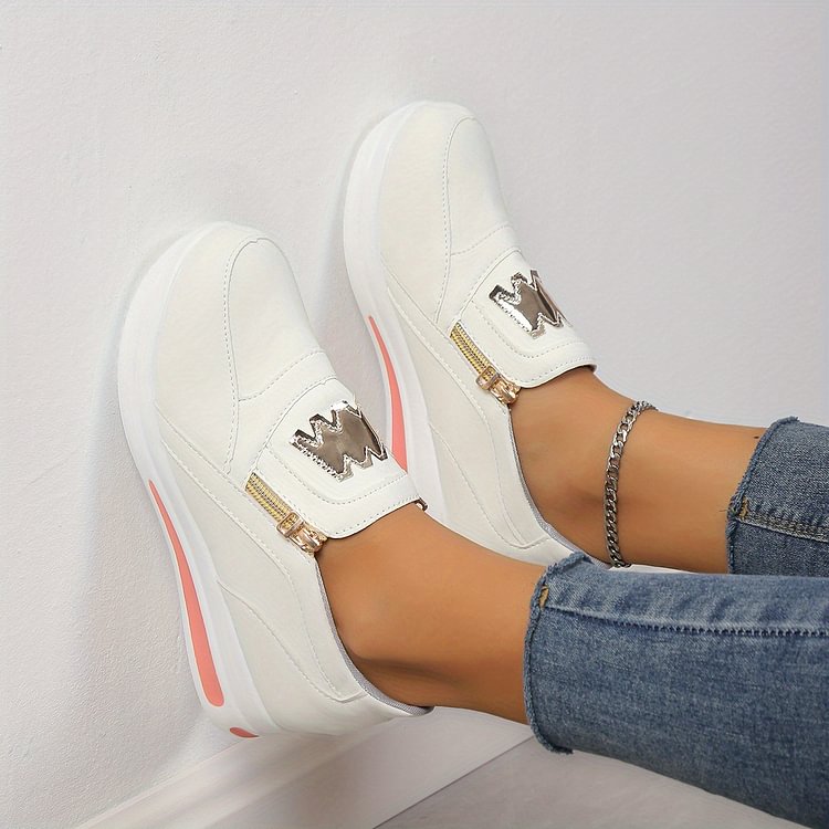 🔥2025 Hot Sale🔥Women's Casual Platform Slip-on Sneakers