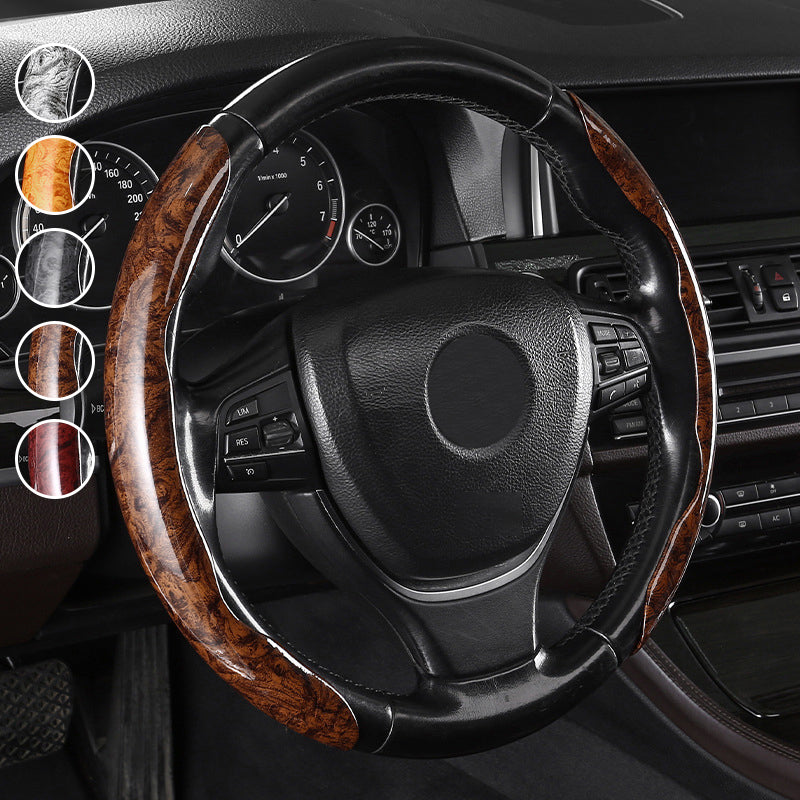 Universal non-slip car steering wheel cover