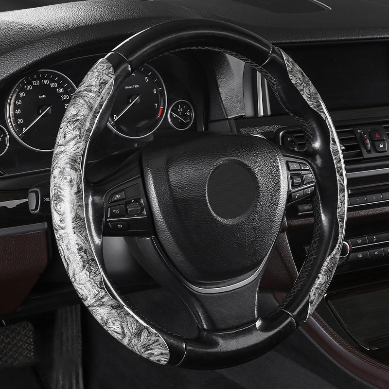 Universal non-slip car steering wheel cover