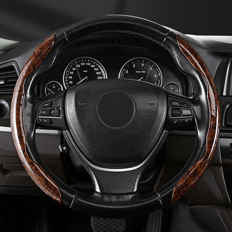 Universal non-slip car steering wheel cover