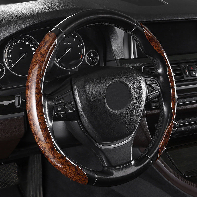Universal non-slip car steering wheel cover