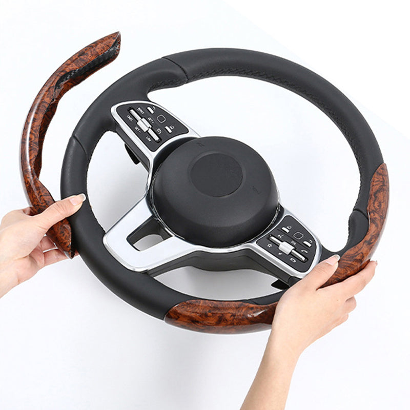 Universal non-slip car steering wheel cover