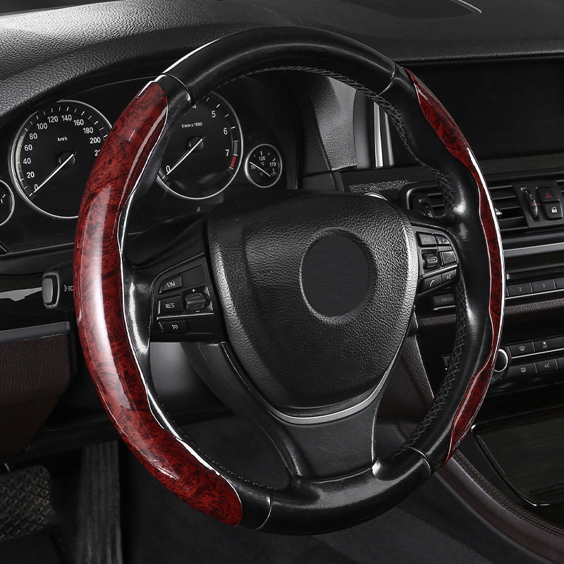 Universal non-slip car steering wheel cover