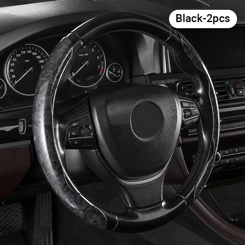 Universal non-slip car steering wheel cover